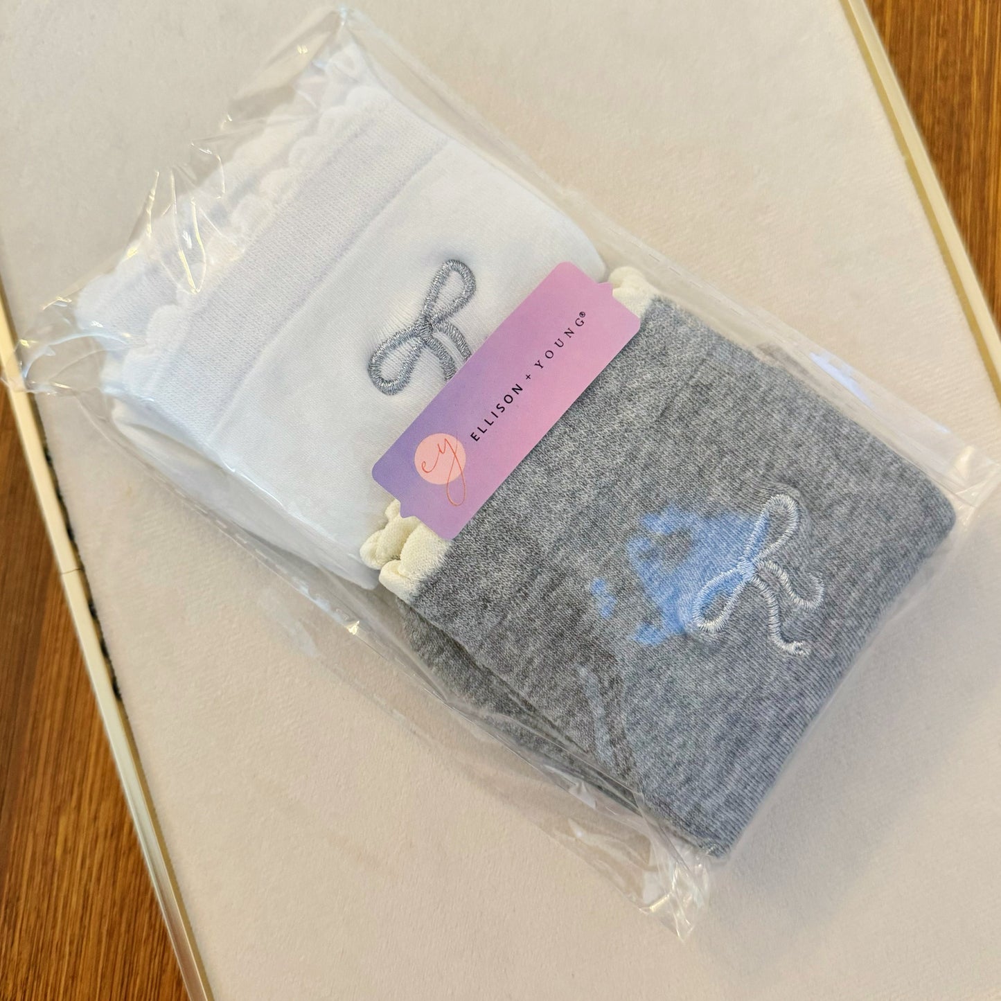 Bow Bow Socks Set Of 2-4