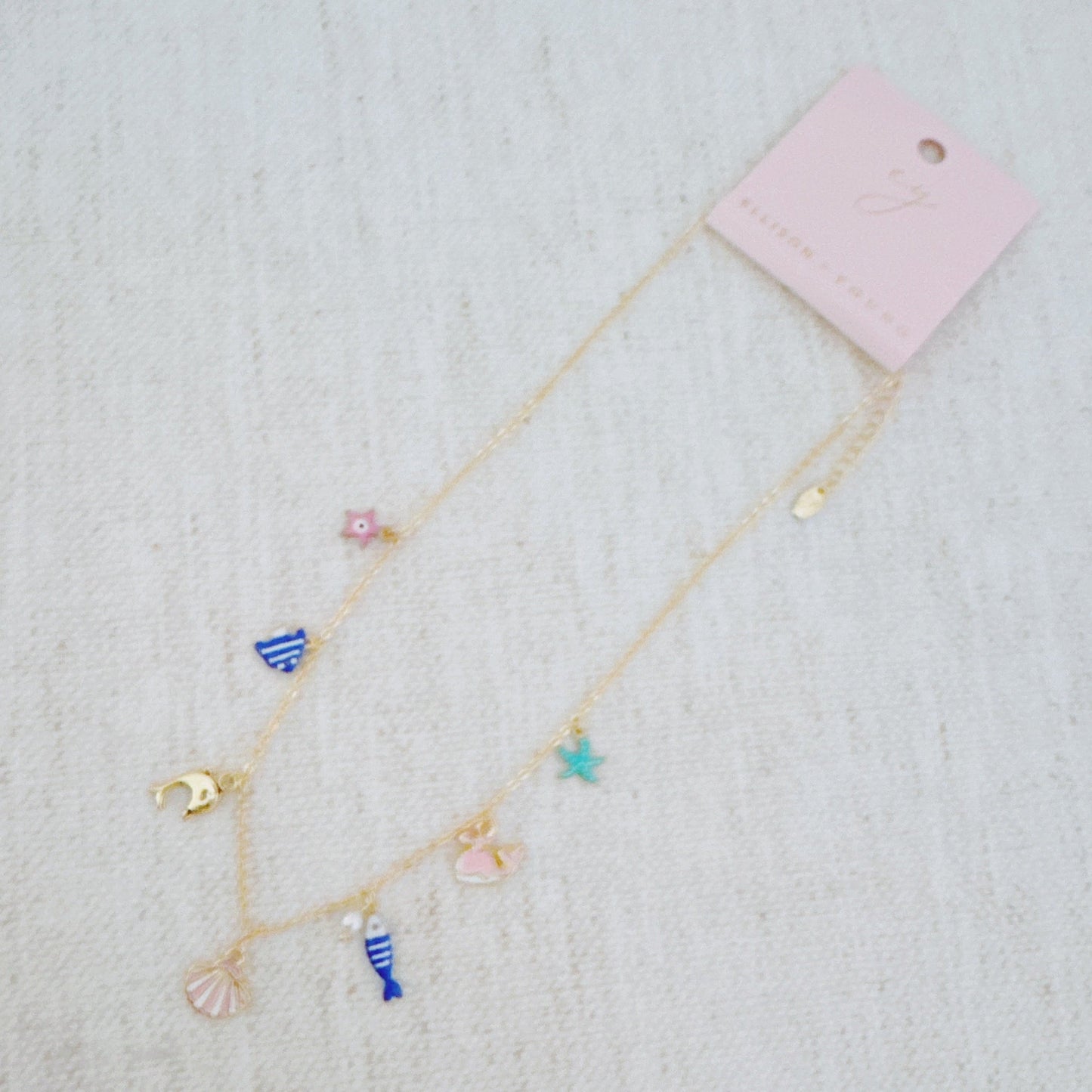 Ocean Friends Charm Necklace – Sea Life Vibes-2