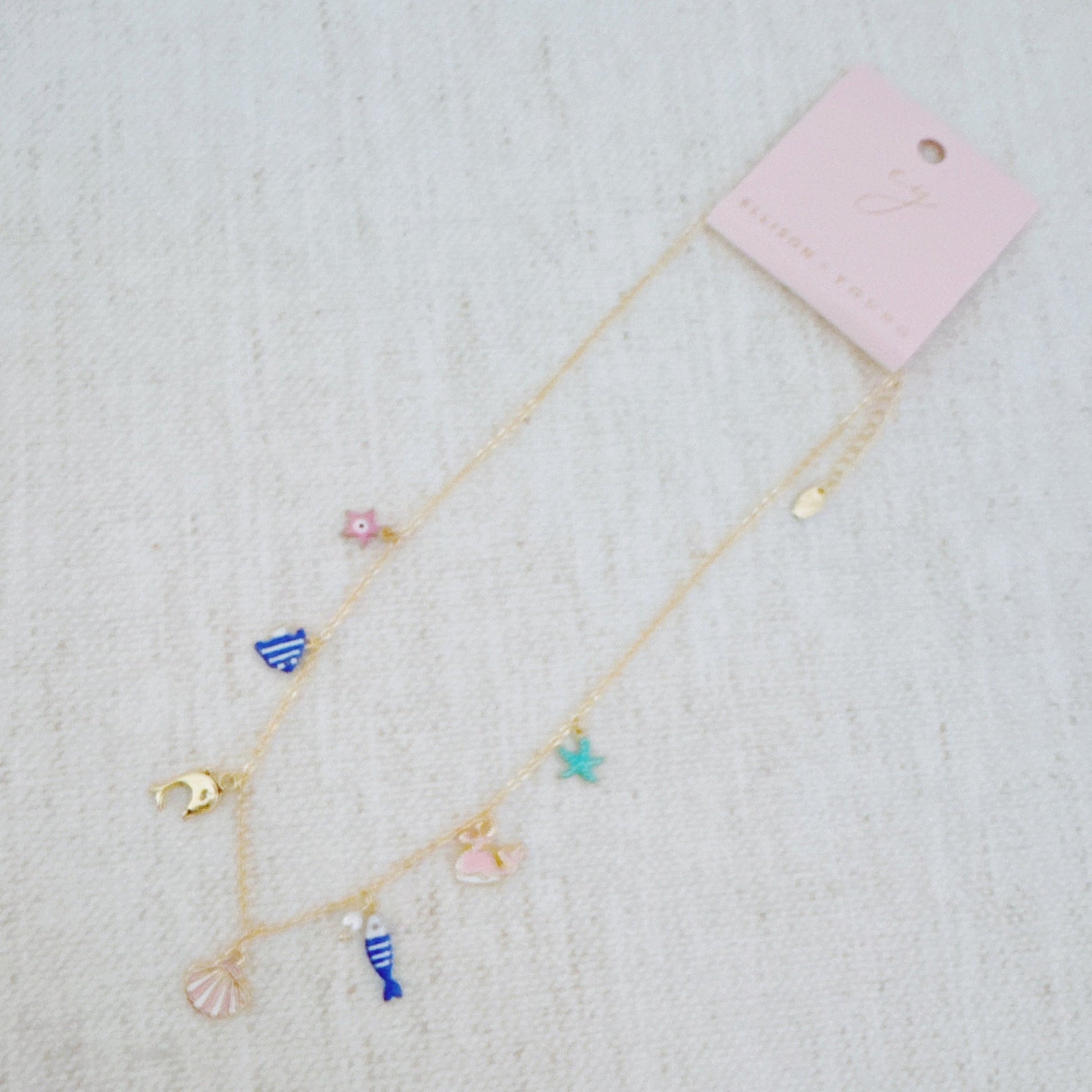 Ocean Friends Charm Necklace – Sea Life Vibes-2
