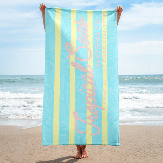 Tropical Vibes Beach Towel-1
